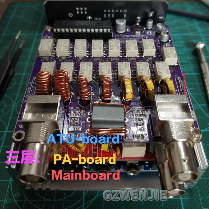 uSOTA-ATU USDX HF QRP SDR Transceiver Built-in ATU-100 Antenna Tuner with Dual OLED Displays 8 Bands Design - Image 5