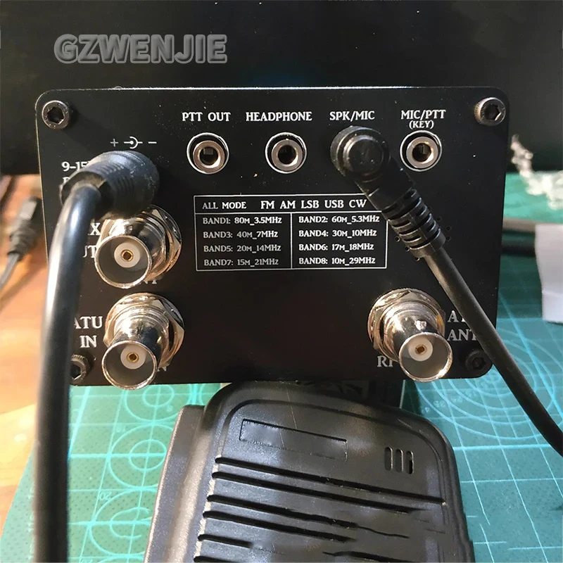uSOTA-ATU USDX HF QRP SDR Transceiver Built-in ATU-100 Antenna Tuner with Dual OLED Displays 8 Bands Design - Image 6