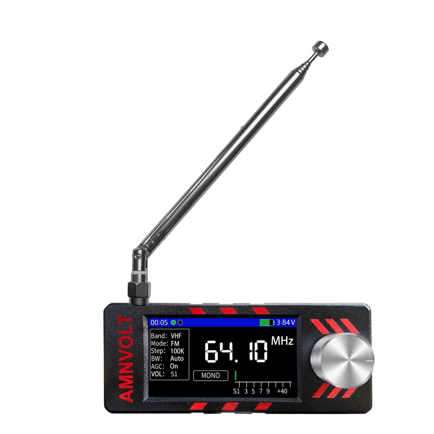 V3S AMNVOLT Mini SI4732 DSP Radio Receiver with Hi-Z,  FM AM SSB LSB USB Mode, SI4732 DSP Chip - Image 7