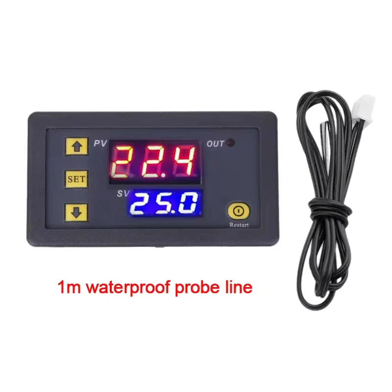 W3230 Mini Digital Temperature Controller 12V 24V 220V Thermostat Regulator Heating Cooling Control Thermoregulator With Sensor - Image 4