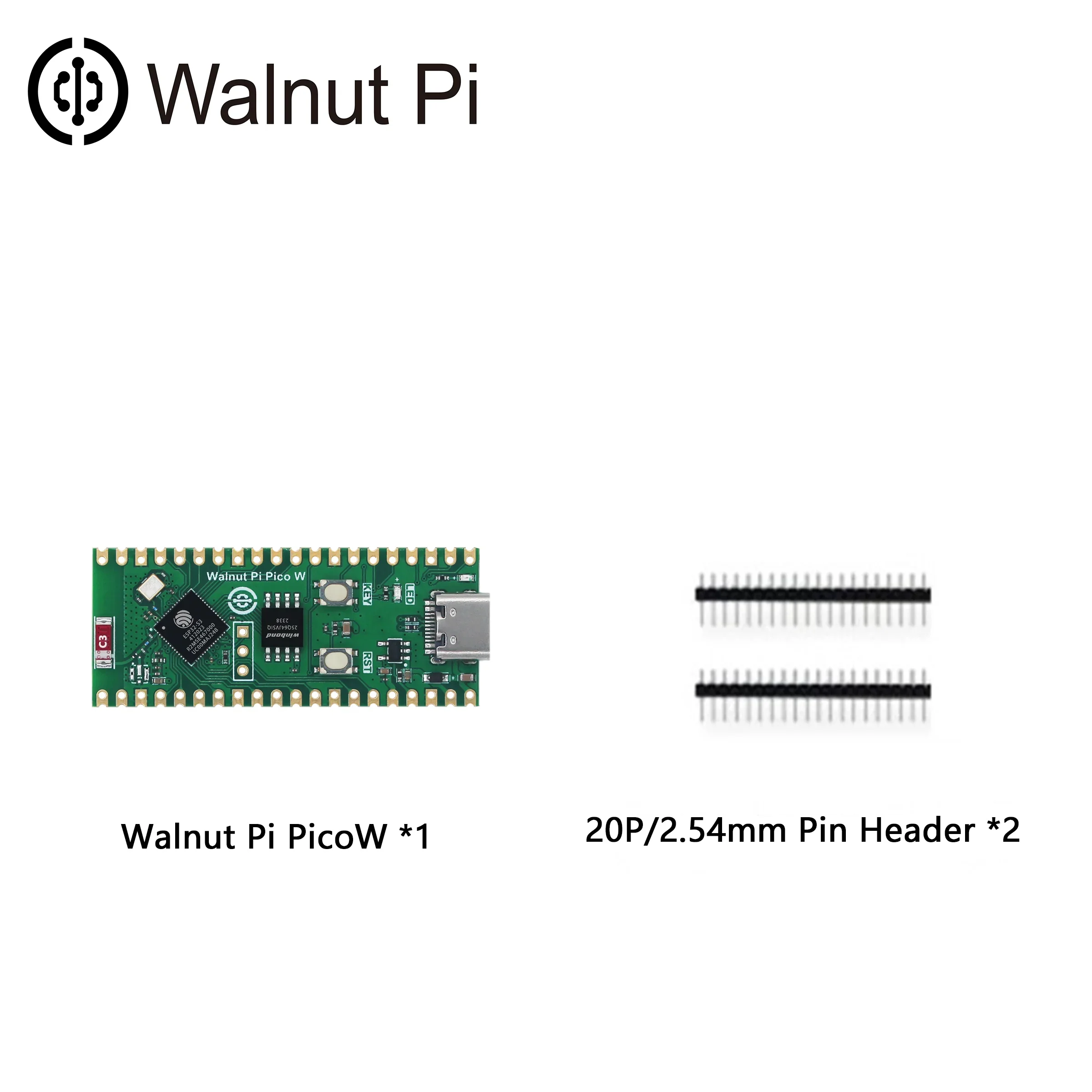 Walnut Pi PicoW ESP32-S3 S3R2 Development Board 2.4G WiFi 802.11 B/G/N+Bluetooth 5 for Raspberry Pi PicoW - Image 7