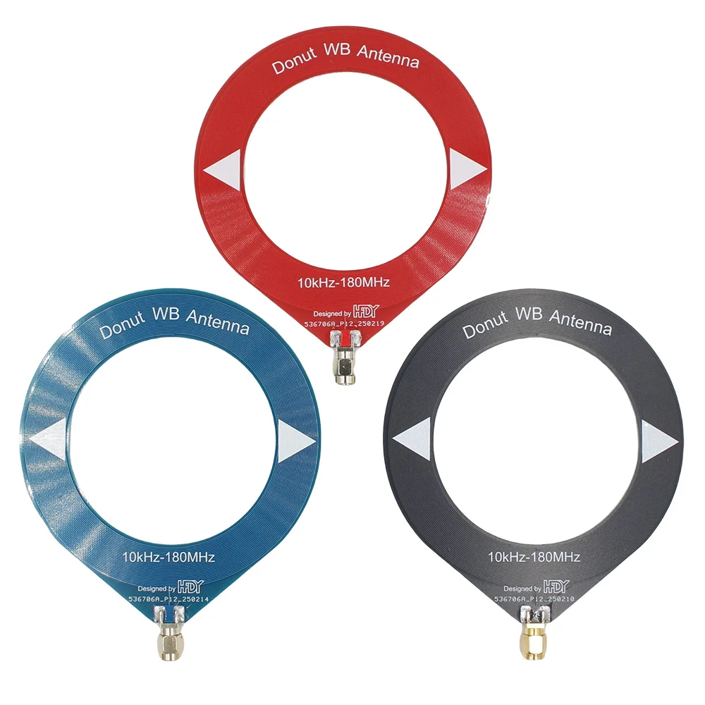 Wideband SDR Antenna 10kHz-180MHz Donut Loop Antenna SMA Male Connector for Shortwave Medium Wave Reception - Image 2