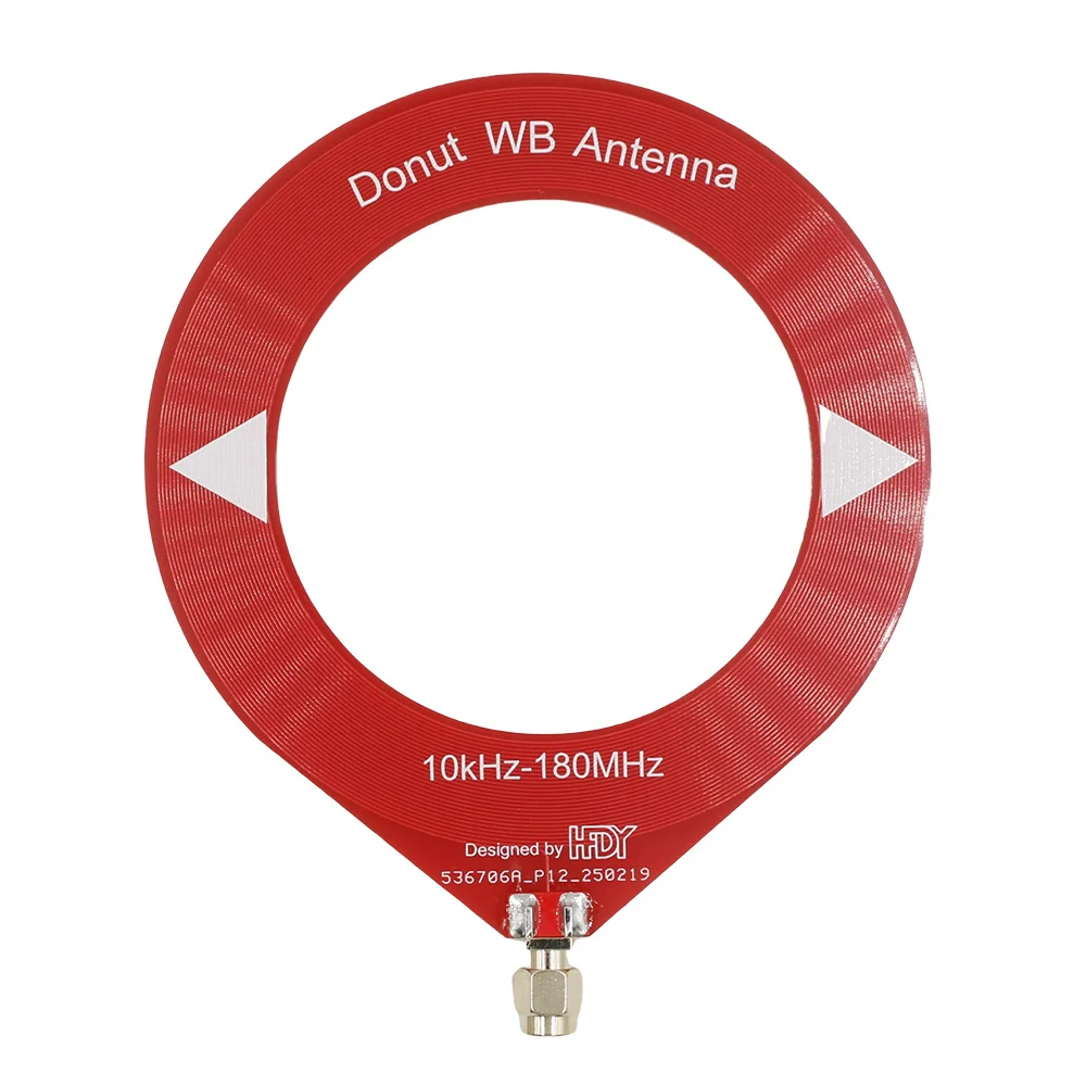 Wideband SDR Antenna 10kHz-180MHz Donut Loop Antenna SMA Male Connector for Shortwave Medium Wave Reception - Image 7