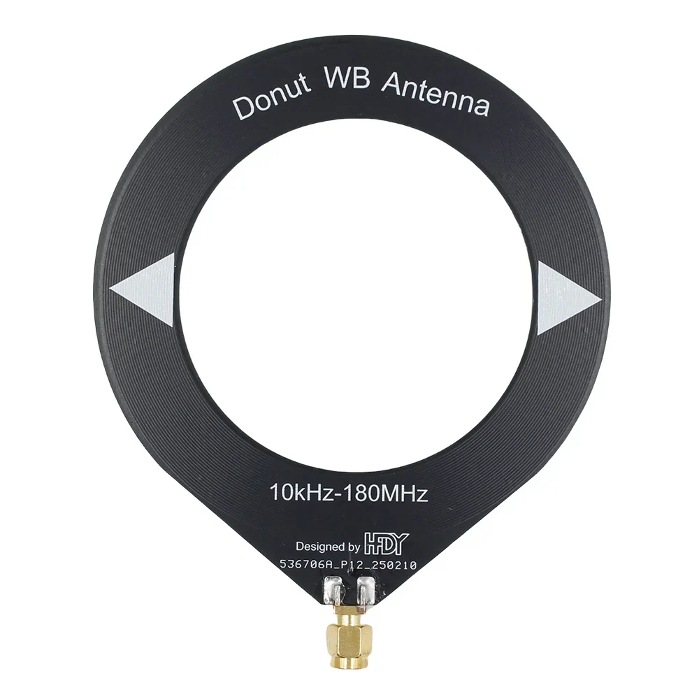 Wideband SDR Antenna 10kHz-180MHz Donut Loop Antenna SMA Male Connector for Shortwave Medium Wave Reception - Image 9