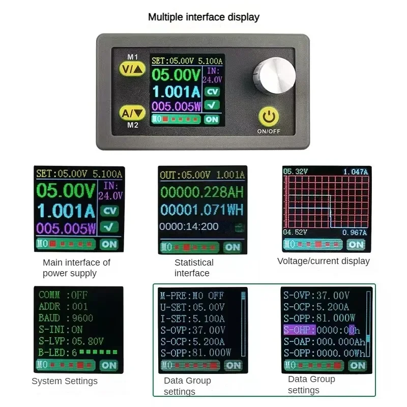 WZ3605E DC DC Buck Boost Converter CC CV 36V 5A Power Module Adjustable Regulated laboratory power supply Voltmeter ammeter - Image 4