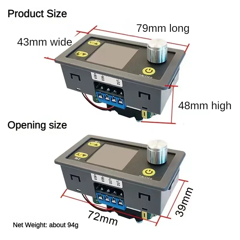 WZ3605E DC DC Buck Boost Converter CC CV 36V 5A Power Module Adjustable Regulated laboratory power supply Voltmeter ammeter - Image 6