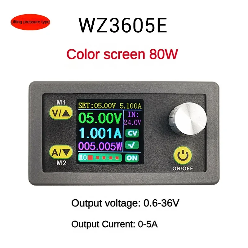 WZ3605E DC DC Buck Boost Converter CC CV 36V 5A Power Module Adjustable Regulated laboratory power supply Voltmeter ammeter - Image 9