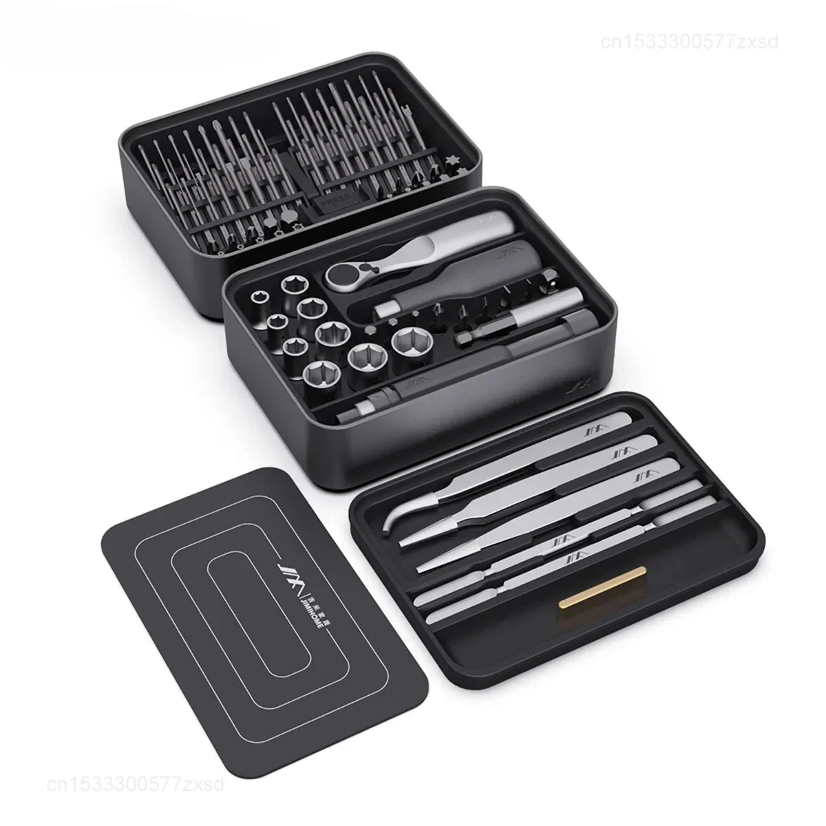 JIMI 50/100 IN 1 FM2/3 Screwdrivers Set S2 Magnetic Precision Replaceable Multi-purposed Tweezer Pry Bar Kit Wrench Tools - Image 5