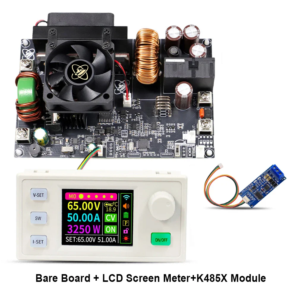 XY6550S 3250W 50A CNC Buck Power Supply Direct Current Stabilized Voltage Constant Voltage and Current Step-down Module MPPT - Image 10
