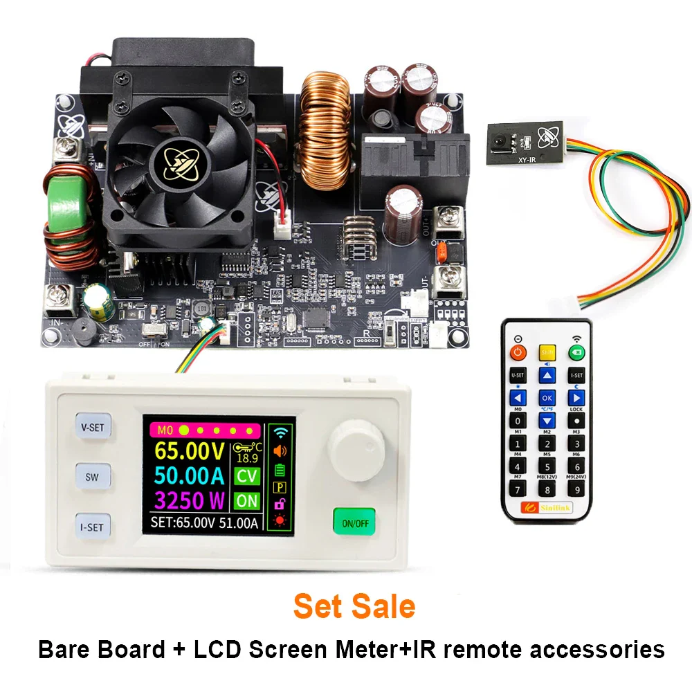 XY6550S 3250W 50A CNC Buck Power Supply Direct Current Stabilized Voltage Constant Voltage and Current Step-down Module MPPT - Image 11