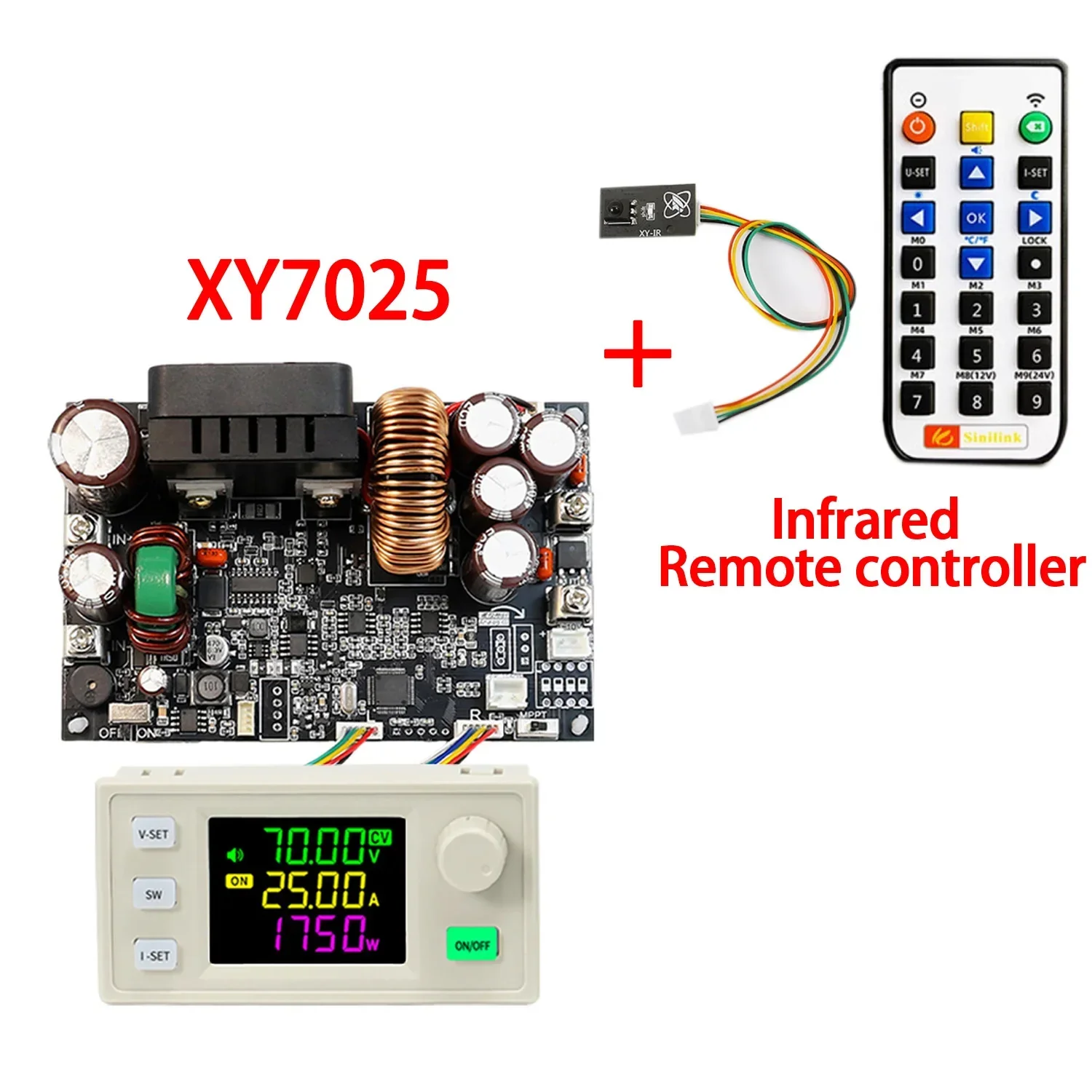 XY7025 70V/25A/1750W CNC Stabilized Voltage Power Supply Buck Converter CC CV Constant Voltage Constant Current Step-Down Module - Image 10