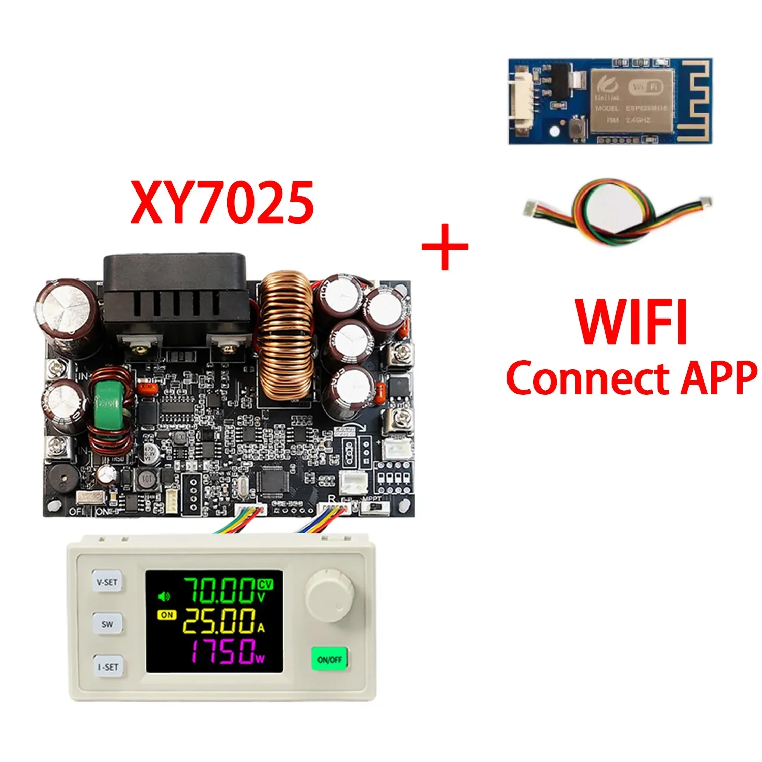 XY7025 70V/25A/1750W CNC Stabilized Voltage Power Supply Buck Converter CC CV Constant Voltage Constant Current Step-Down Module - Image 9