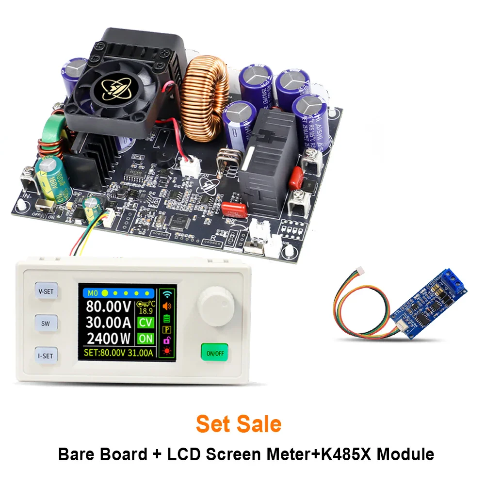 XY8030S 2400W 30A Buck DC Digital Power Supply Adjustable Step-Down Converter MPPT Charging 12-90V To 0-80V WIFI 485 IR 433 Set - Image 10