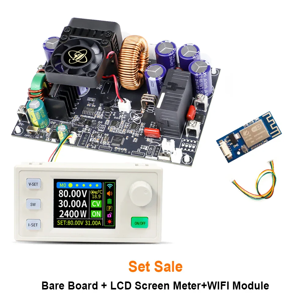 XY8030S 2400W 30A Buck DC Digital Power Supply Adjustable Step-Down Converter MPPT Charging 12-90V To 0-80V WIFI 485 IR 433 Set - Image 12