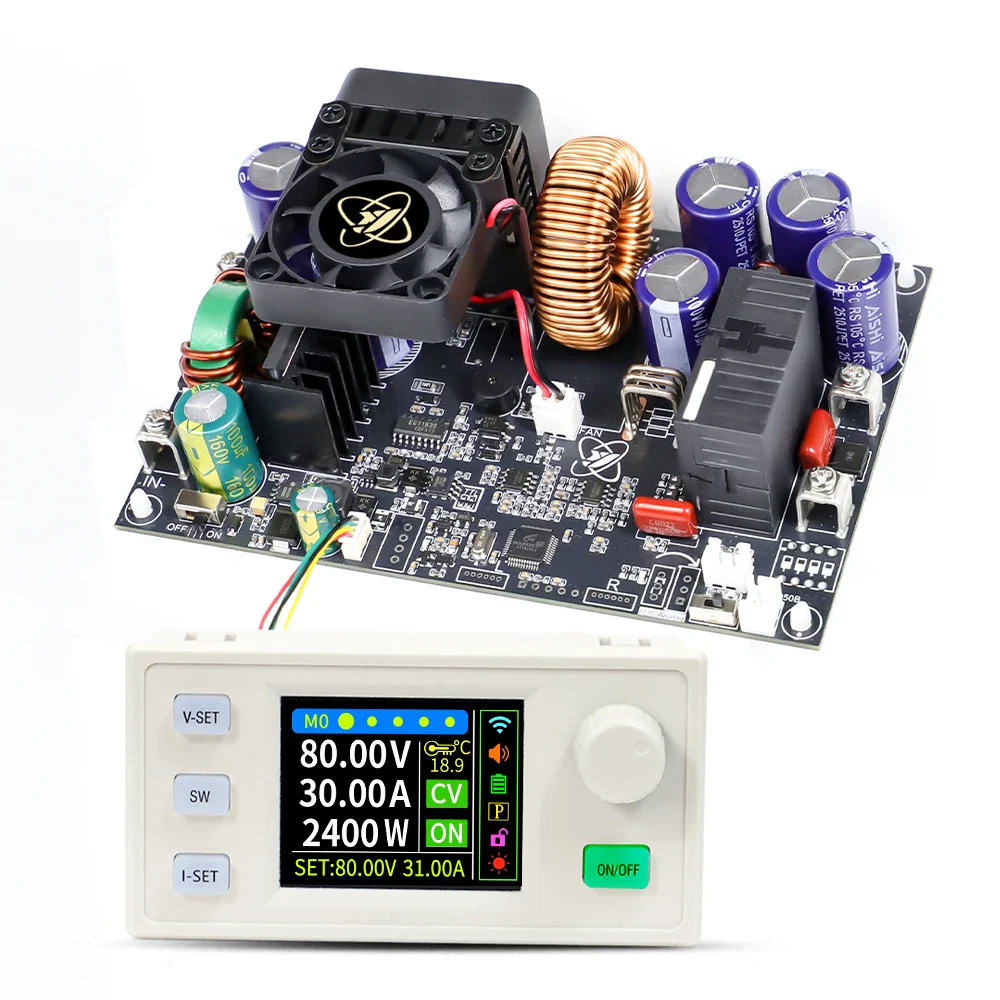 XY8030S 2400W 30A Buck DC Digital Power Supply Adjustable Step-Down Converter MPPT Charging 12-90V To 0-80V WIFI 485 IR 433 Set - Image 8