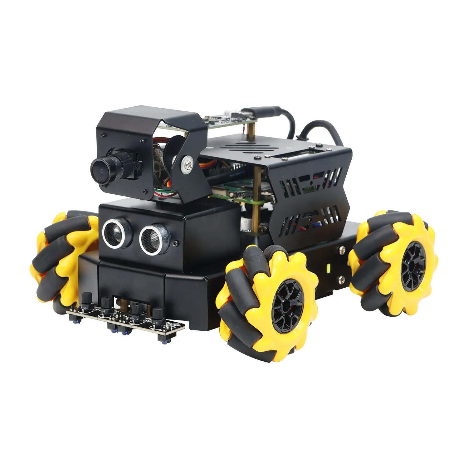 Yahboom 4WD Raspbot V2 AI Large Model Robot Kit for Raspberry Pi 5 Beginners Educational Project ROS2-Humble Python Programming - Image 6