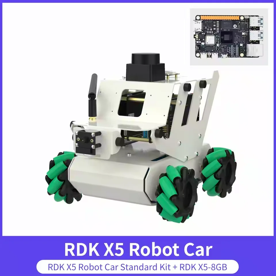 Yahboom RDK ROS2 Robot Programmable Smart Car Kit with Mecanum Wheel Depth Camera Lidar Support Python Programming APP Control - Image 9