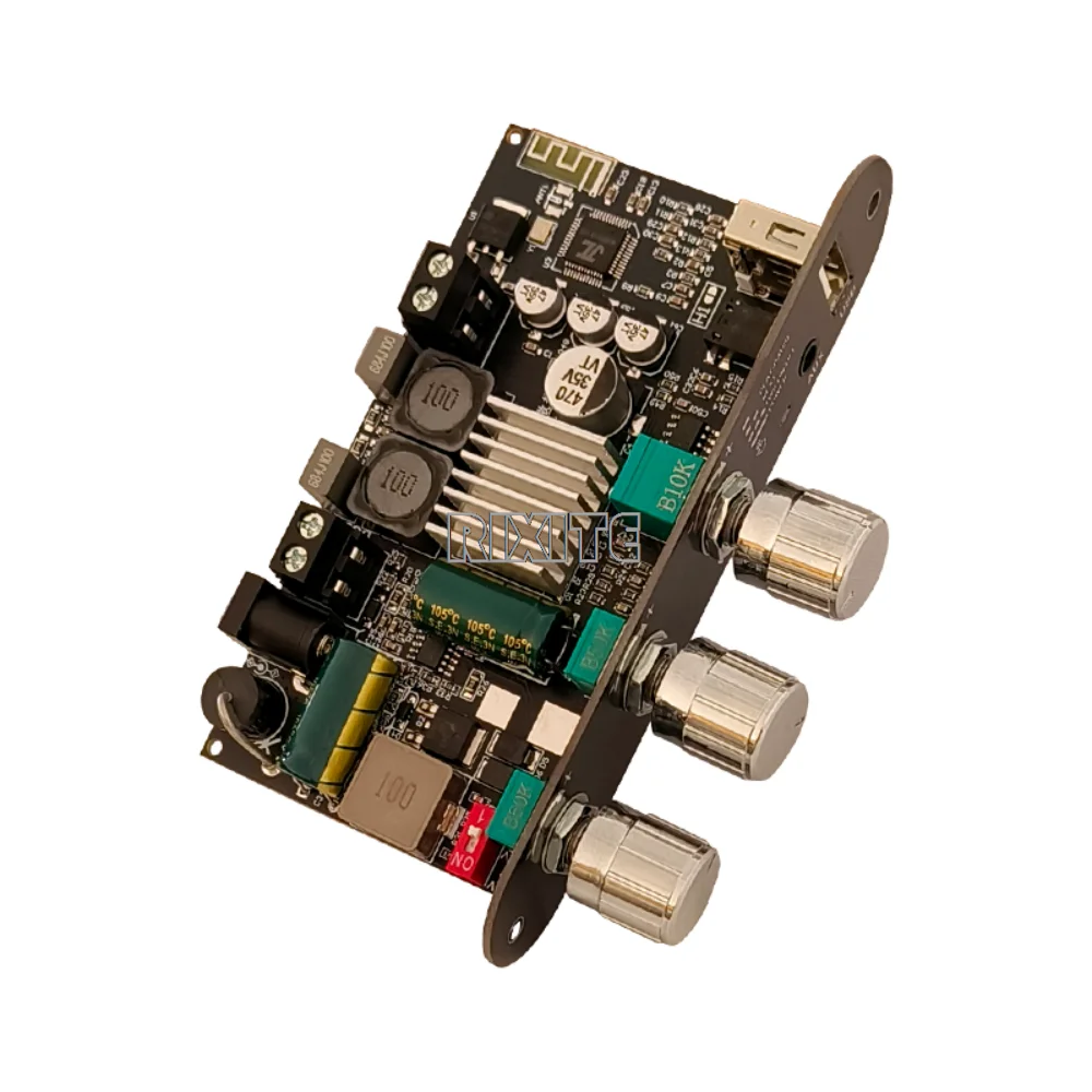ZK-1001U 100W Bluetooth 5.3 Mono TPA3116D2 Amplifier Board Module Supports APP AUX USB Flash Drive USB Sound Card DC 9-24V - Image 5