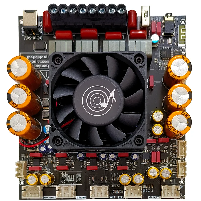 ZK-AS21P TPA3255*2 2.1 Channel Bluetooth Power Amplifier Board 300W+300W+600W High Power Low Noise Audio Power Amplifier Module - Image 2