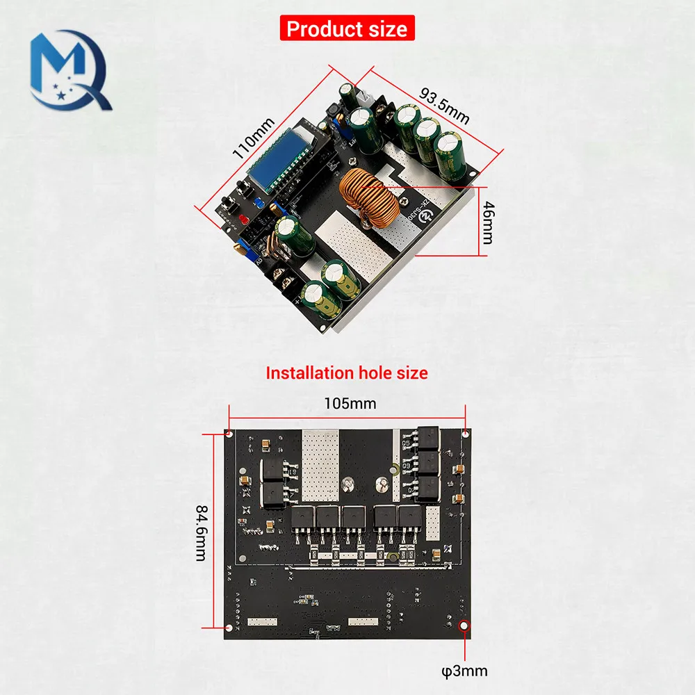 ZK-SJ30 700W High Power Auto Boost Power Module Synchronous Rectifier 30A Solar Charging MPPT - Image 2