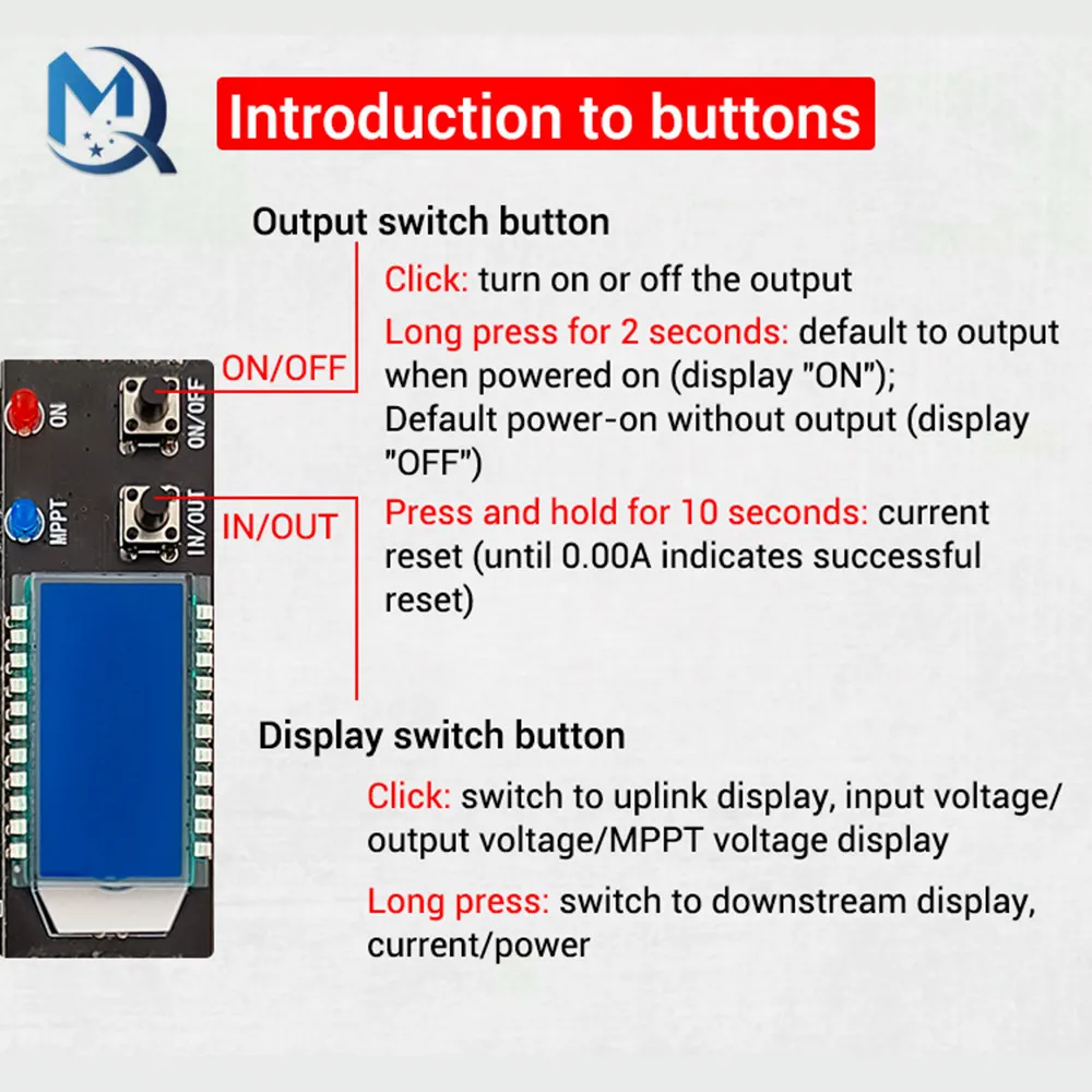 ZK-SJ30 700W High Power Auto Boost Power Module Synchronous Rectifier 30A Solar Charging MPPT - Image 4