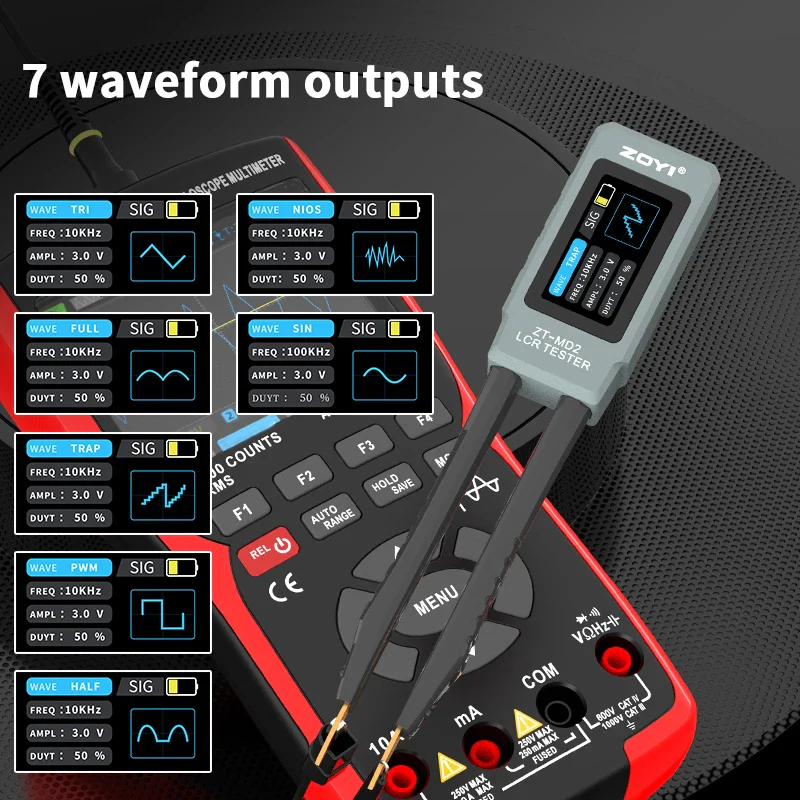 ZOYI ZT-MD2 Intelligent Tweezers Lcr Digital Bridge Tester One Click Measurement Of Resistance Capacitance, And Inductance - Image 3