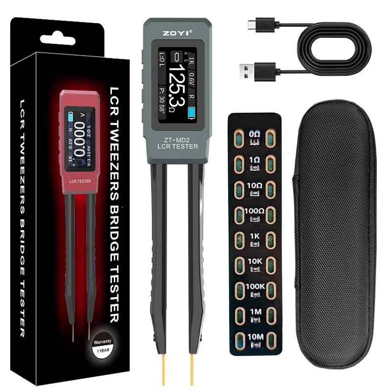 ZOYI ZT-MD2 Intelligent Tweezers Lcr Digital Bridge Tester One Click Measurement Of Resistance Capacitance, And Inductance - Image 7