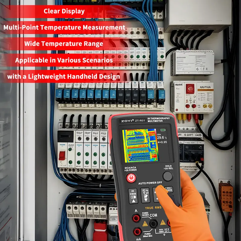 ZOYI ZT-R01 two-in-one infrared thermal imaging multimeter Industrial electric floor heating circuit board maintenance - Image 3